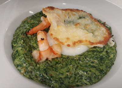 Recetario ESPINACAS A LA CREMA